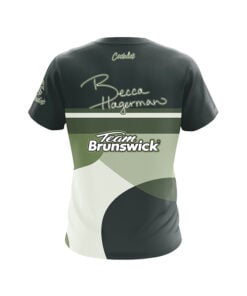 Alternative view of Brunswick Becca Hagerman Green Moss CoolWick Bowling Jersey