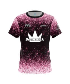 Brunswick Becca Hagerman Hazy Pink Sparkles CoolWick Bowling Jersey