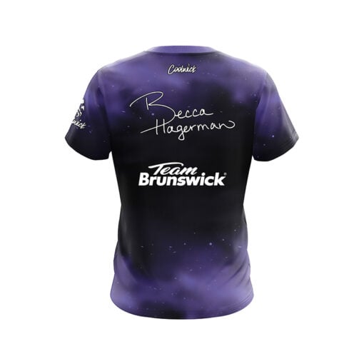 Brunswick Becca Hagerman Purple Smoke CoolWick Bowling Jersey - Image 2