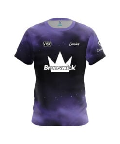 Brunswick Becca Hagerman Purple Smoke CoolWick Bowling Jersey