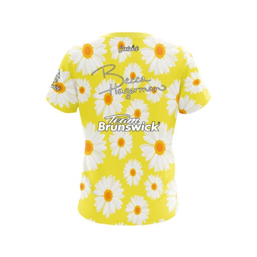 Brunswick Becca Hagerman Sunflowers CoolWick Bowling Jersey - Image 2