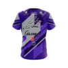 900 Global Chris Barnes Purple Grey Mid Lane CoolWick Bowling Jersey - Image 2