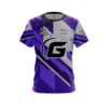 900 Global Chris Barnes Purple Grey Mid Lane CoolWick Bowling Jersey