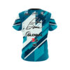 900 Global Chris Barnes Teal White Mid Lane CoolWick Bowling Jersey - Image 2