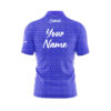 CoolWick Elite Blue Bolt Sash Zip Jersey - Image 2