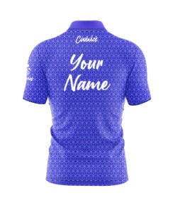 Alternative view of CoolWick Elite Blue Bolt Sash Zip Jersey