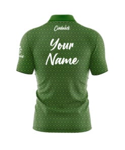 Alternative view of CoolWick Elite Green Bolt Sash Zip Jersey