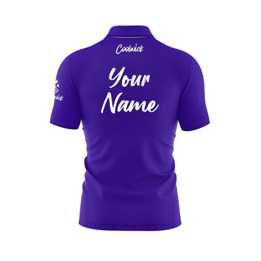 CoolWick Elite Purple Defender Sash Zip Jersey - Image 2