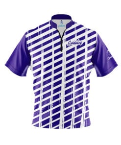 CoolWick Elite Purple Defender Sash Zip Jersey