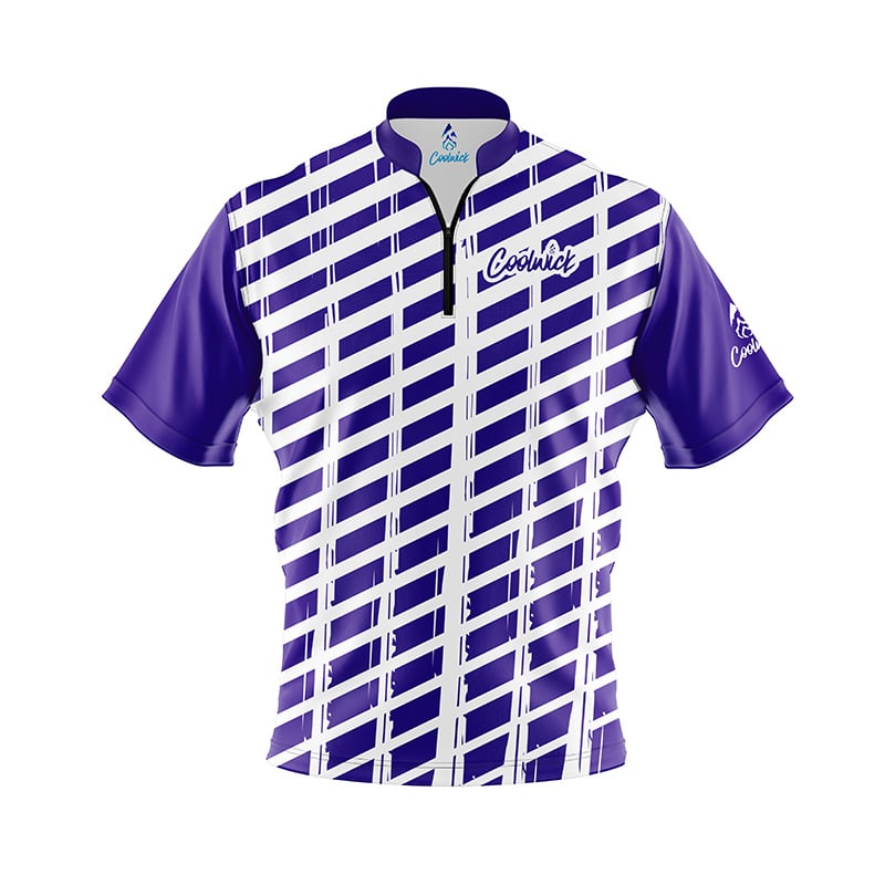 CoolWick Elite Purple Defender Sash Zip Jersey