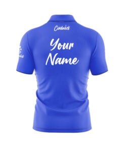 Alternative view of CoolWick Elite Blue Energy Sash Zip Jersey