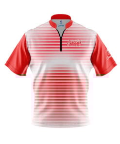 CoolWick Elite Red Energy Sash Zip Jersey