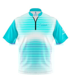 CoolWick Elite Teal Energy Sash Zip Jersey
