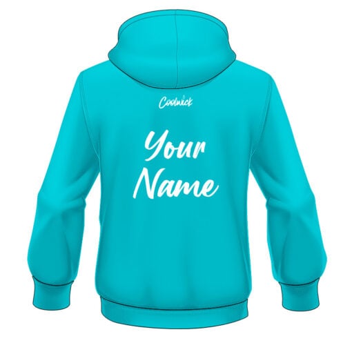CoolWick Elite Teal Energy Hoodie - Image 2