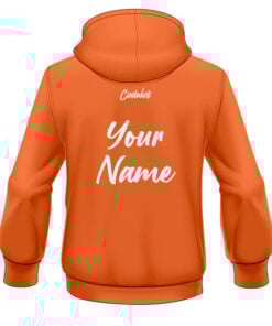 Alternative view of CoolWick Elite Orange Energy Hoodie