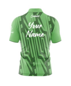 Alternative view of CoolWick Elite Mint Spartan Sash Zip Jersey