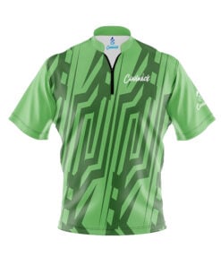 CoolWick Elite Mint Spartan Sash Zip Jersey
