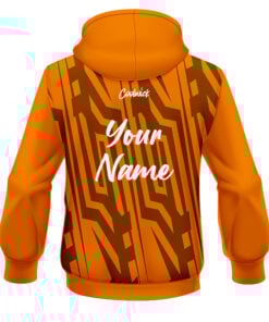 Alternative view of CoolWick Elite Orange Spartan Hoodie