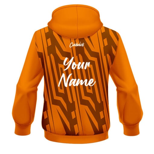 CoolWick Elite Orange Spartan Hoodie - Image 2