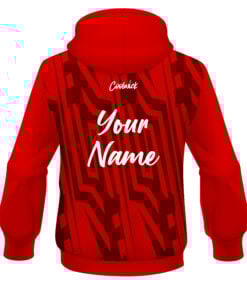Alternative view of CoolWick Elite Red Spartan Hoodie