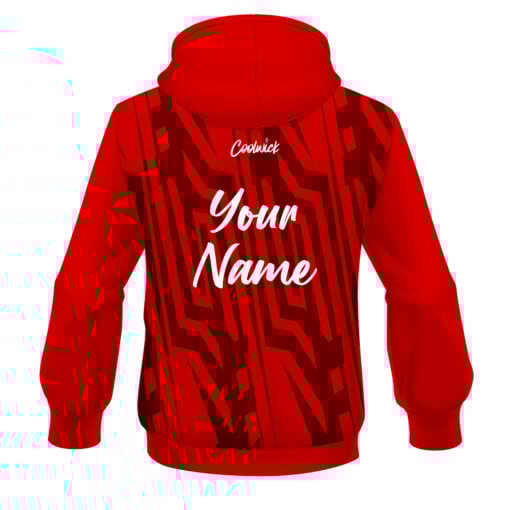 CoolWick Elite Red Spartan Hoodie - Image 2