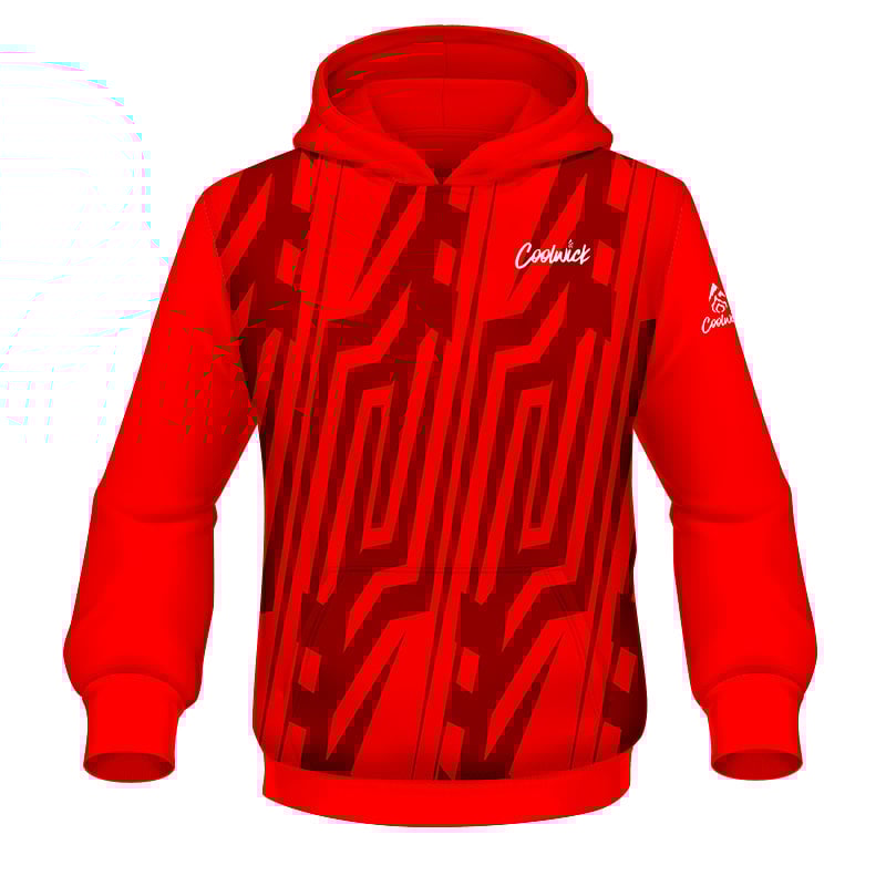CoolWick Elite Red Spartan Hoodie