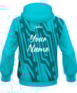 Alternative view of CoolWick Elite Teal Spartan Hoodie