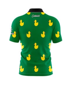 Alternative view of Green Rubber Duck Fast Track CoolWick Bowling Jersey
