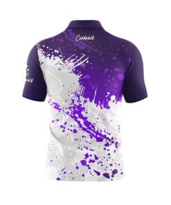 Alternative view of Purple Ocean Spray Fast Track CoolWick Bowling Jersey