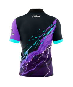 Alternative view of Violet Voltage Fast Track CoolWick Bowling Jersey