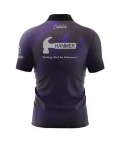Alternative view of Hammer Purple Pearl Urethane 78D Fast Track CoolWick Bowling Jersey