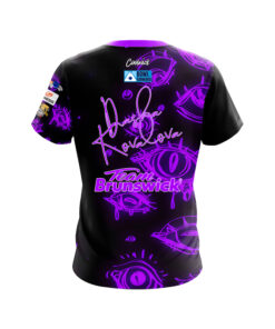 Alternative view of Brunswick Dasha Kovalova All Eyes CoolWick Bowling Jersey