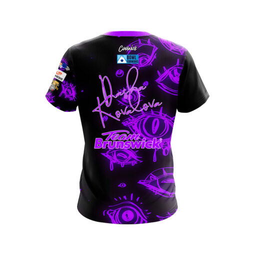 Brunswick Dasha Kovalova All Eyes CoolWick Bowling Jersey - Image 2