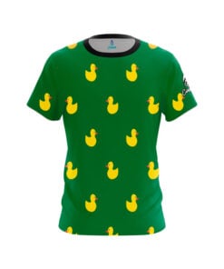 Green Rubber Duck CoolWick Bowling Jersey