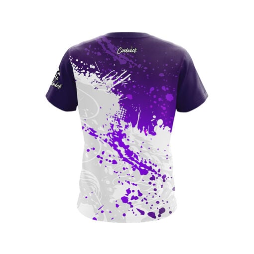 Purple Ocean Spray CoolWick Bowling Jersey - Image 2