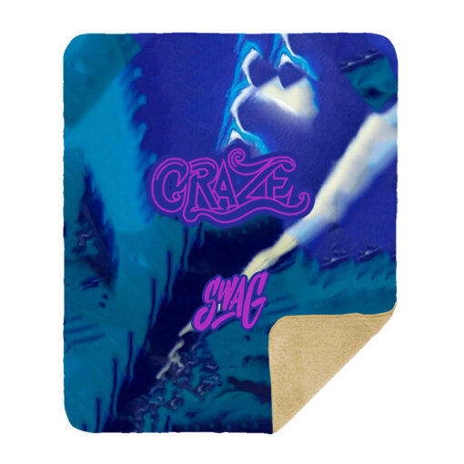 SWAG Craze Tour Pearl Sherpa Lined Throw Blanket - Image 2