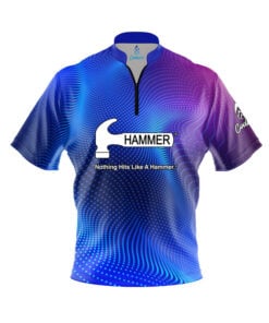 Hammer A.R.V.I.S. Quick Ship CoolWick Sash Zip Bowling Jersey