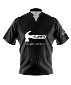 Hammer Lucky Quick Ship CoolWick Sash Zip Bowling Jersey