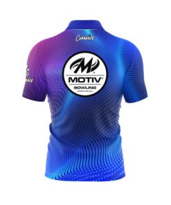 Alternative view of Motiv A.R.V.I.S. Quick Ship CoolWick Sash Zip Bowling Jersey