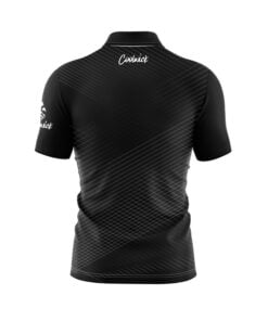 Alternative view of Plain Lucky Quick Ship CoolWick Sash Zip Bowling Jersey