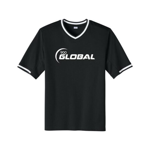 900 Global Bowling V Neck Baseball Jersey - Image 5