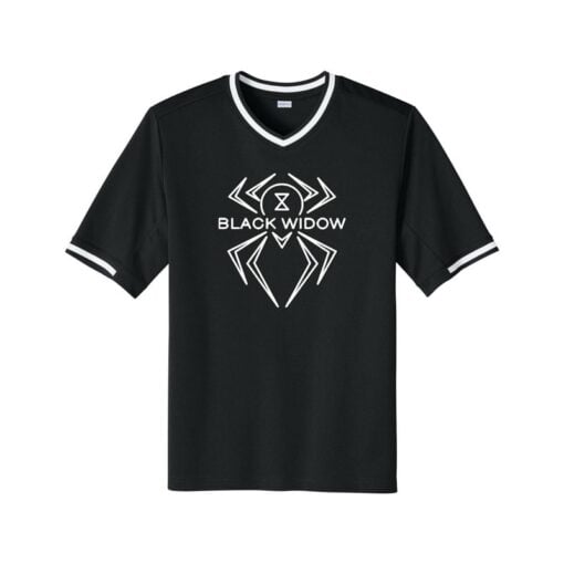 Hammer Black Widow Bowling V Neck Baseball Jersey - Image 5