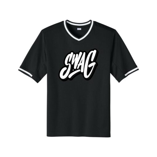 Swag Bowling V Neck Baseball Jersey - Image 5