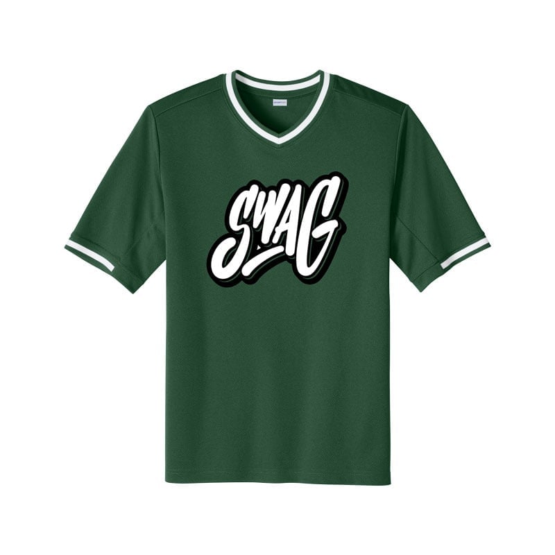 Swag Bowling V Neck Baseball Jersey