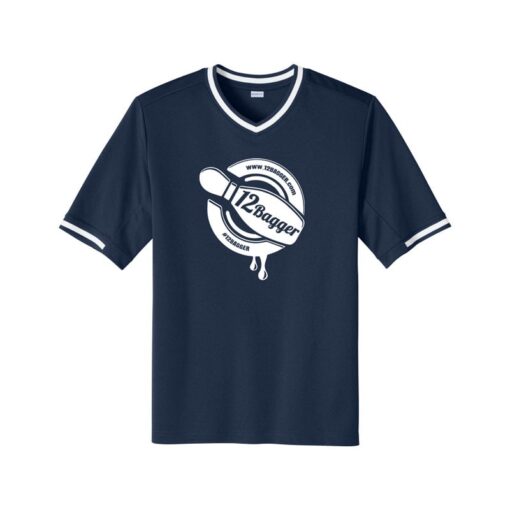12Bagger Bowling V Neck Baseball Jersey - Image 4