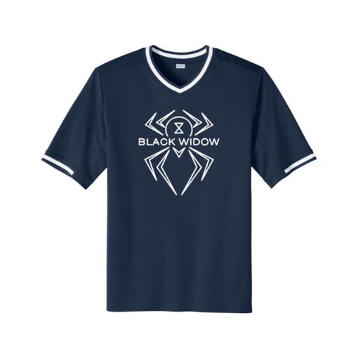 Hammer Black Widow Bowling V Neck Baseball Jersey - Image 3