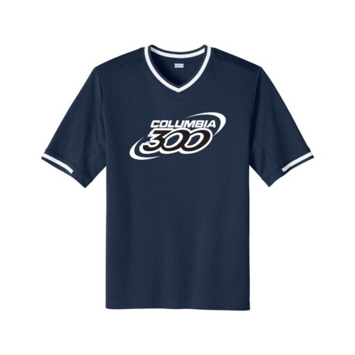 Columbia 300 Bowling V Neck Baseball Jersey - Image 4