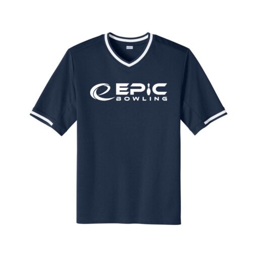 Epic Bowling V Neck Baseball Jersey - Image 4