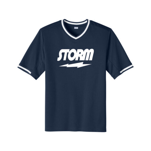 Storm Bowling V Neck Baseball Jersey - Image 3