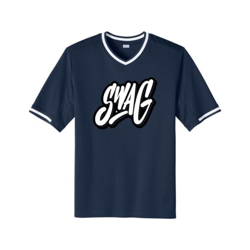 Swag Bowling V Neck Baseball Jersey - Image 4